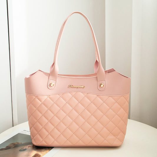 Rhombus Women Handbag - Women Shopping Shoulder Crossbody Bags