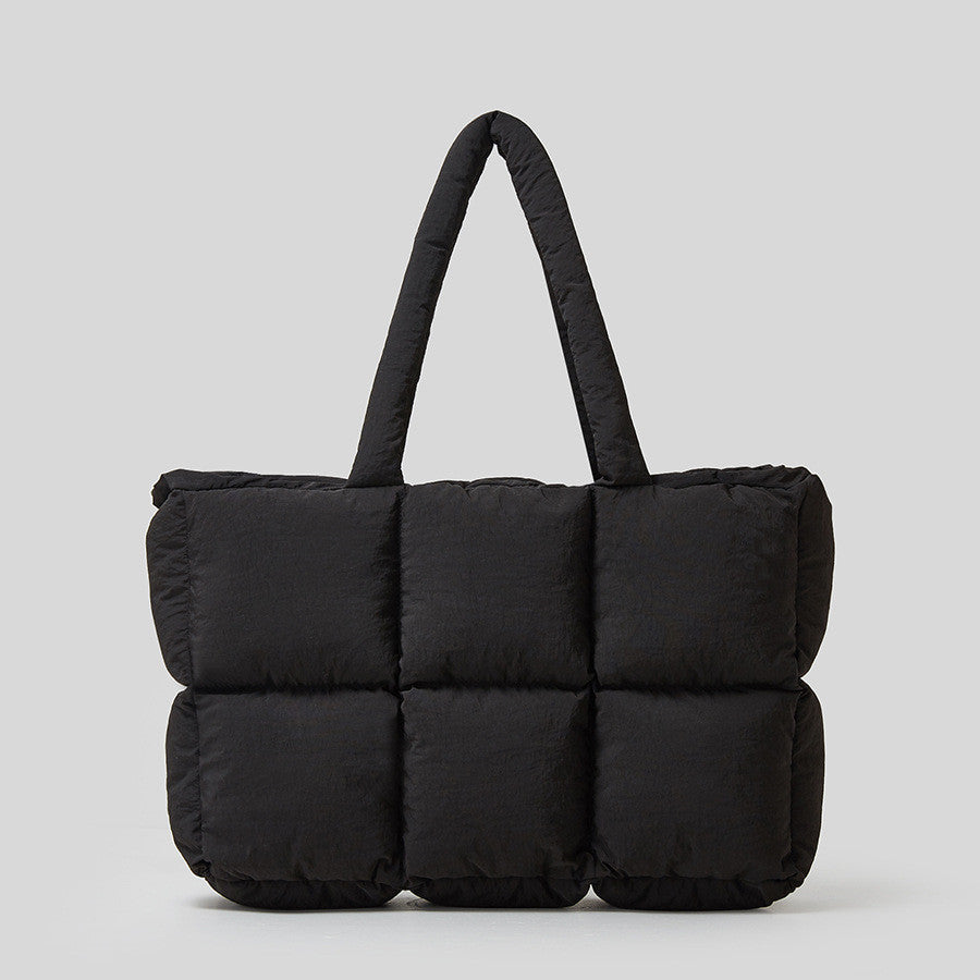Soft Down Handbag - Woman Cotton Dress Bags Filled With Cotton