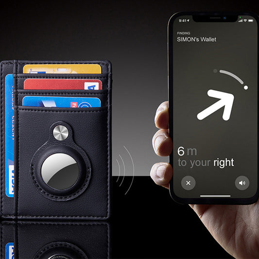 Air Tag Wallet - Anti Theft Bullet Card Bag