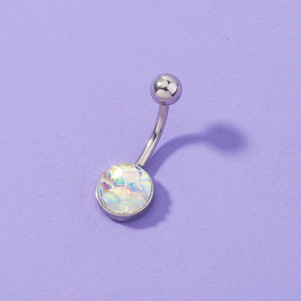 Mermaid Navel Zircon Body Piercing Jewelry