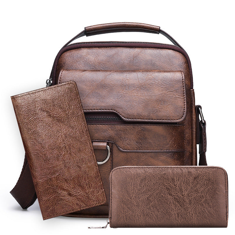 Men's Document Small Backpack - Casual Crossbody