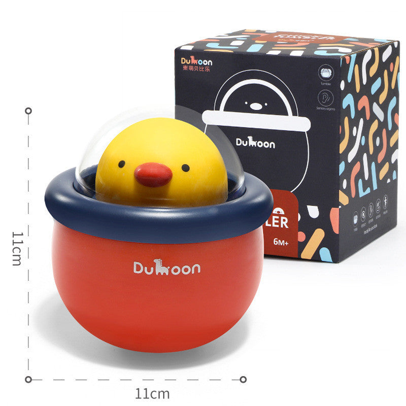 Cute Chicken Tumbler Music Bells Toy - Infants Educational Early Education Baby Rattle Toys