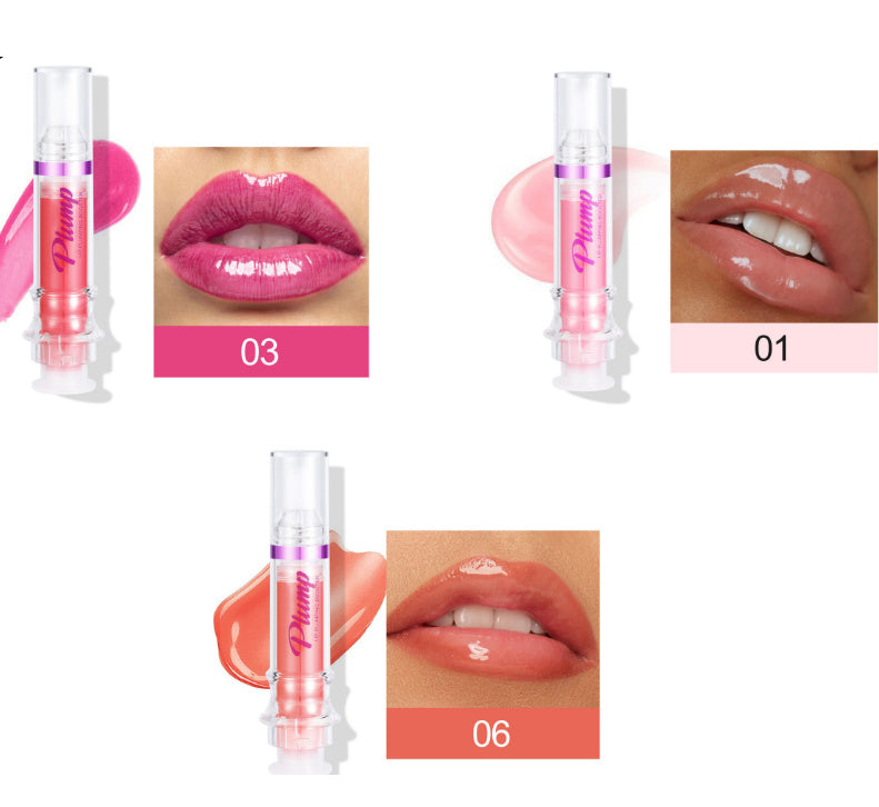 New Tube Rich Lip Color - Slightly Spicy Lip Honey Lip Glass Mirror Face Lip Mirror Liquid Lipstick