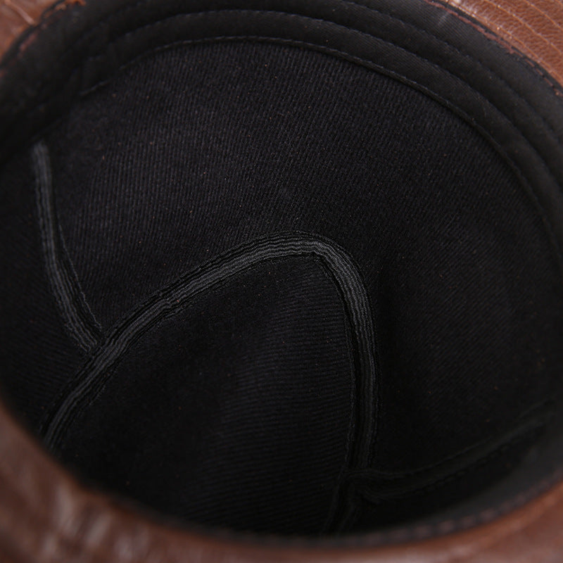 Men's And Women's Cowhide Hats