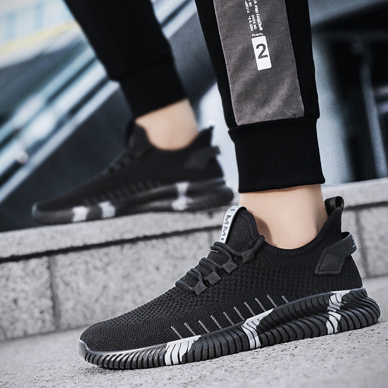 Mesh Sneakers - Men's Breathable Lightweight Running Shoes