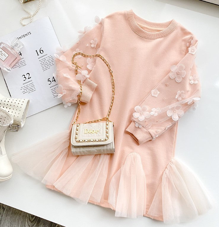 Children's  Cozy Fashionable Sweater Dress