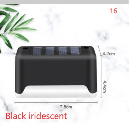 New Upgrade Waterproof LED Solar Fence Lamp - Solar Deck Lights Solar Step Light Outdoor For Patio Stairs Garden Pathway Step Yard