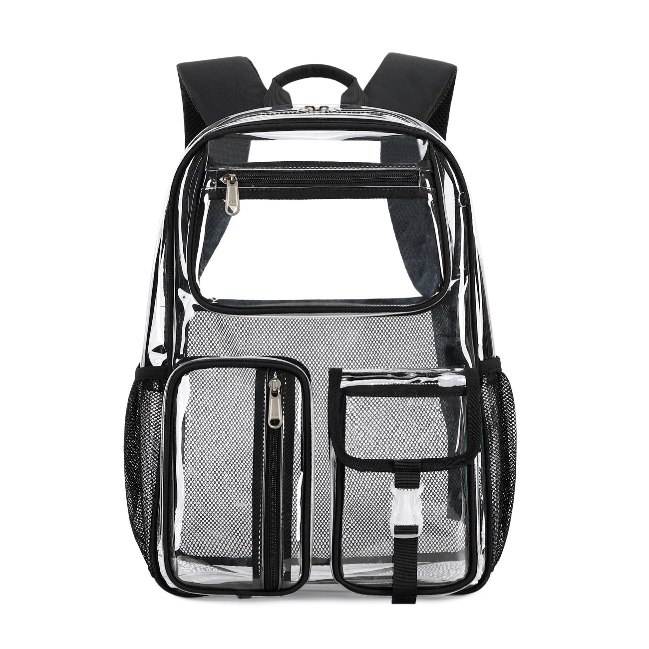 Transparent Jelly Pack - Middle School Student Schoolbag, Large Capacity Backpack