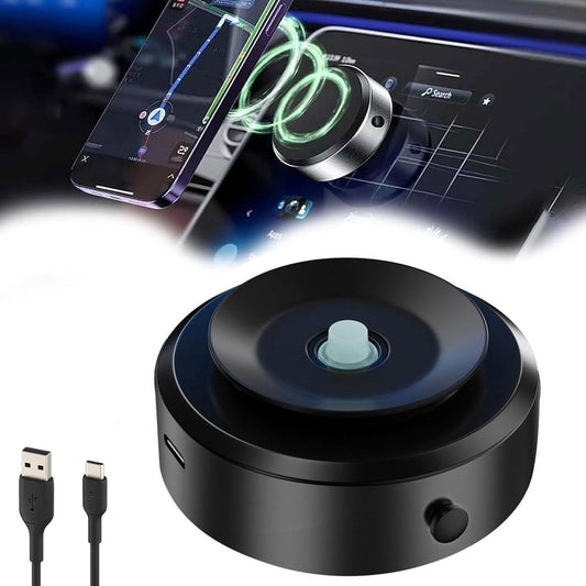 Intelligent Mobile Phone Holder - Double-Sided Car Mount Magnetic Universal Adsorption Bracket Vacuum Adsorption Stable For Phone