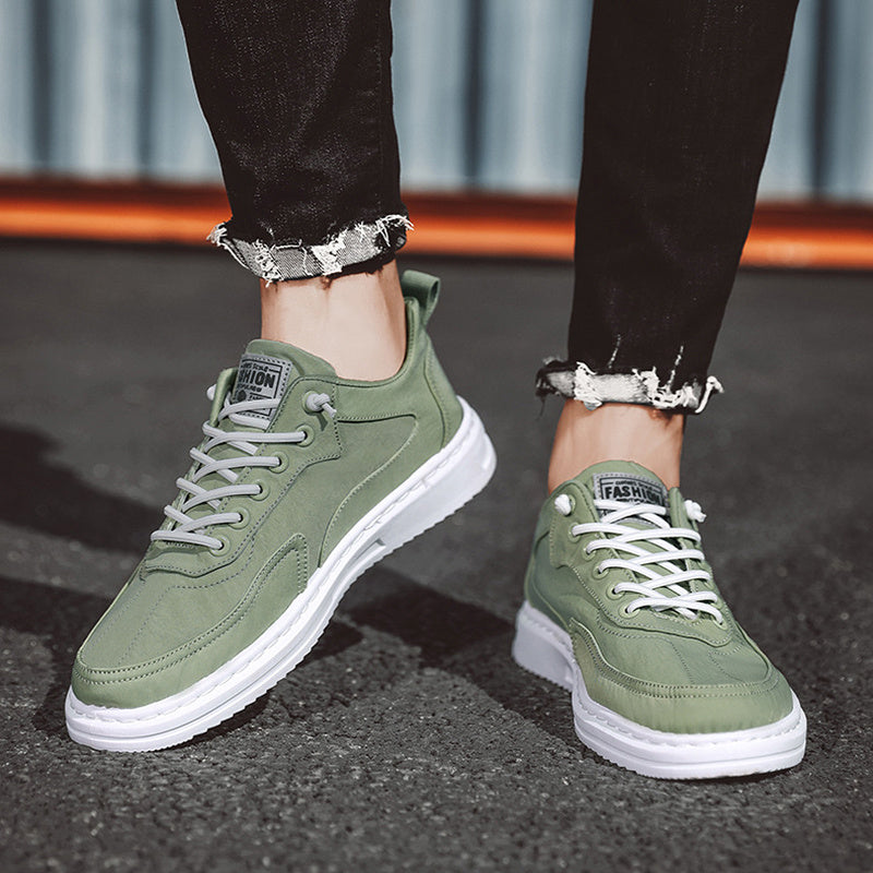 Men Sneakers Lace-up Letter Print Platform