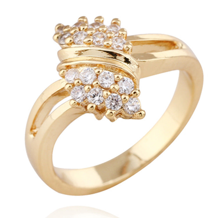 Girls Fashion Korean Zircon Ring