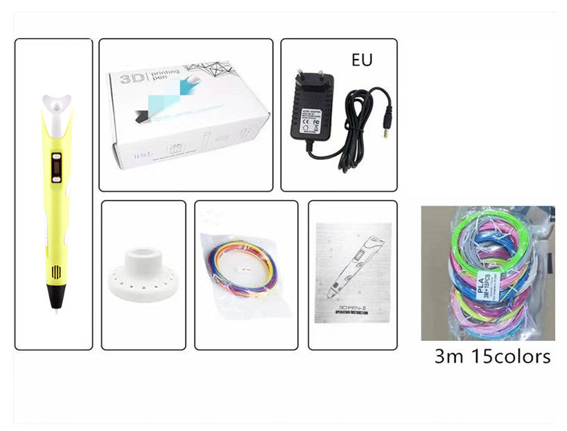 Children's 3D Printing Pen - Three-dimensional Brush Toy Set