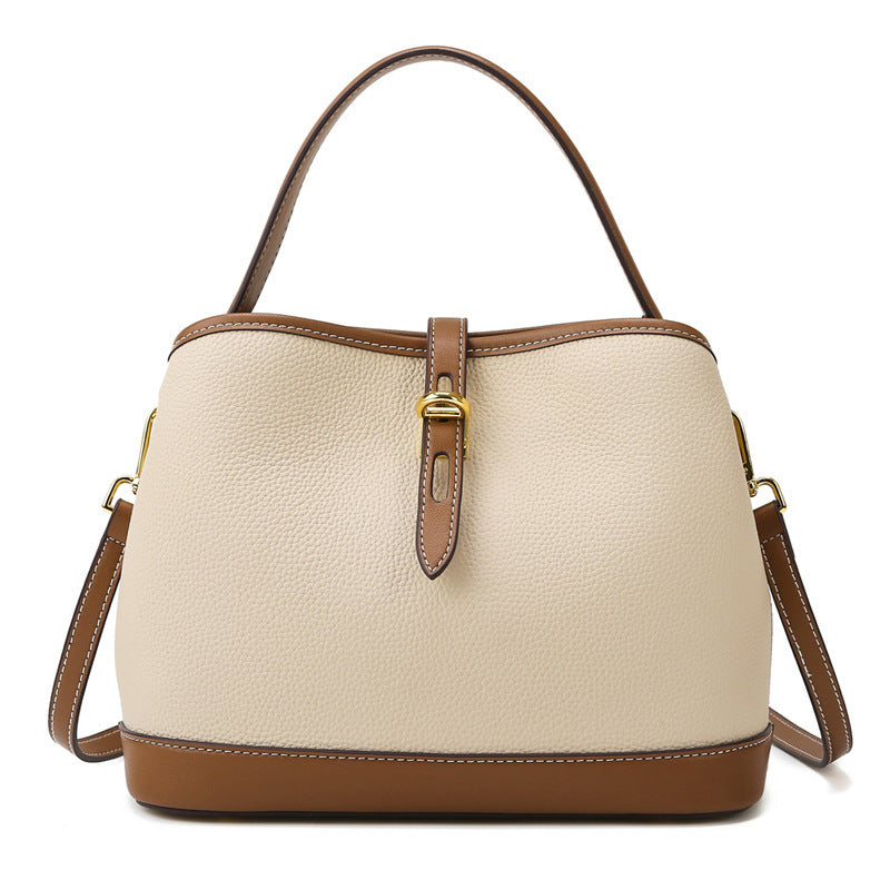 Large Capacity Contrast Color Single Shoulder Messenger Bag