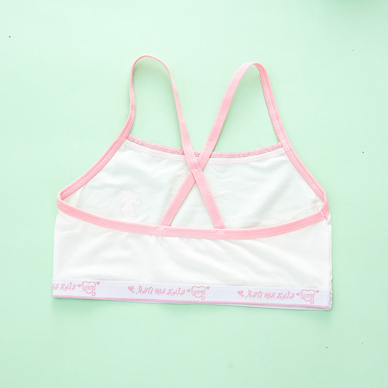 Children's Underwear Vest - Primary School Girls Bra Sports