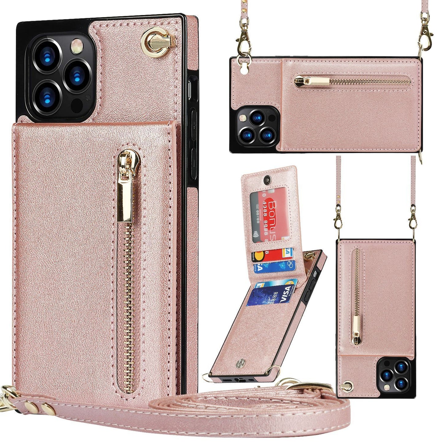 Leather Case Card Phone Case Explosive Style