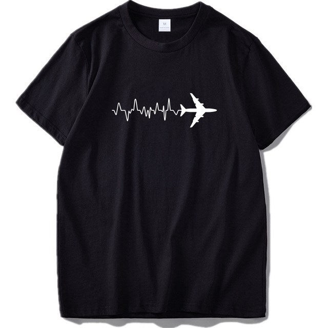 T-shirts — Cartoon Solid Men's Slim Shirt