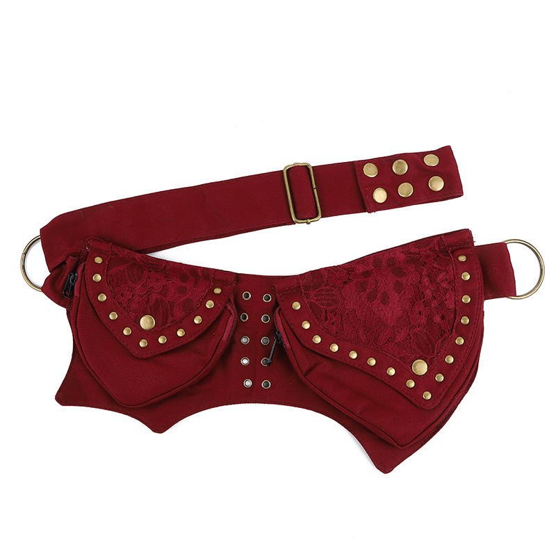 Vintage Waist Chest Bags - Women Crossbody Bag Waistpack Outdoor Mobile Storage