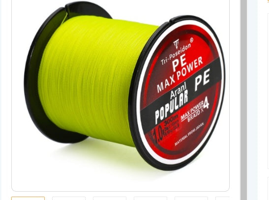 4Braided Fishing Strong Pull Horse Main Line 300M