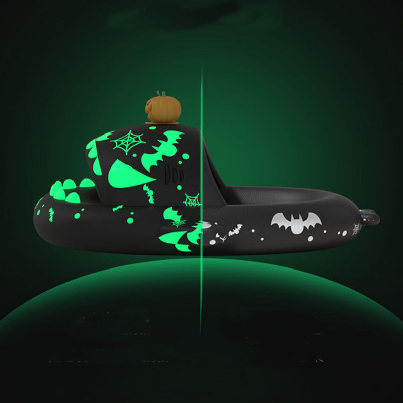 Halloween And Christmas Shoes - Non-slip Bathroom Slippers